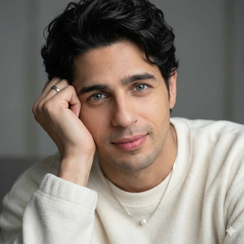 Intimate Cinematic Portrait in Ivory Fleece