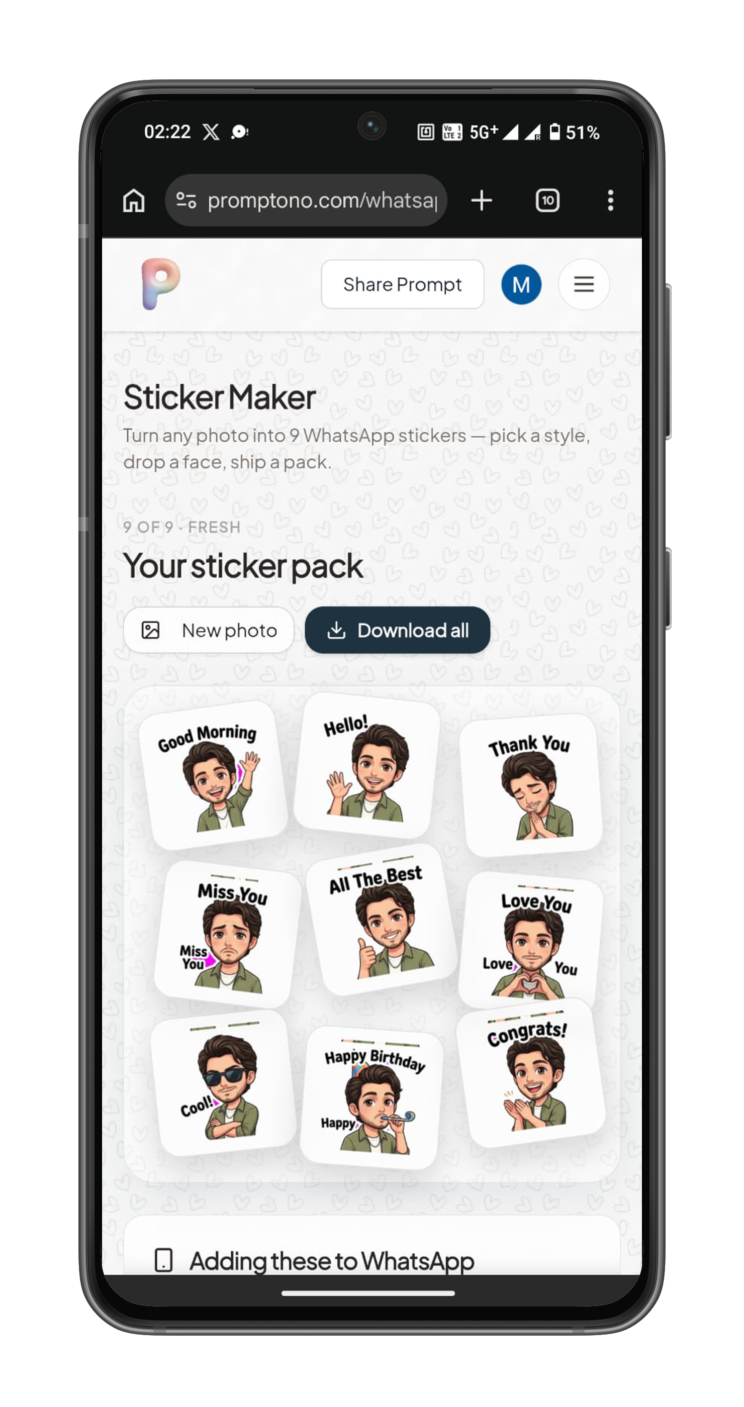 Download Your generated pack